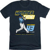 Harold Ramirez Hammer Time Navy T-shirt In The Clutch